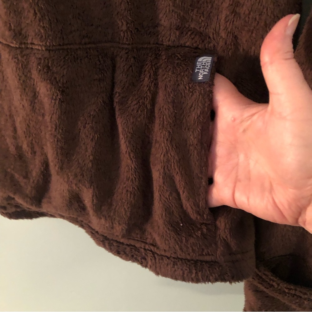 The North Face Glacier Fleece Women’s 1/4 Zip Jacket. Brown. Size Small. - Picture 5 of 10